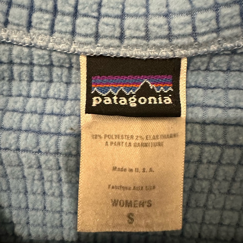 Patagonia R1 Pullover Women’s Small 1/2 Zip Fleece Blue - Picture 4 of 5